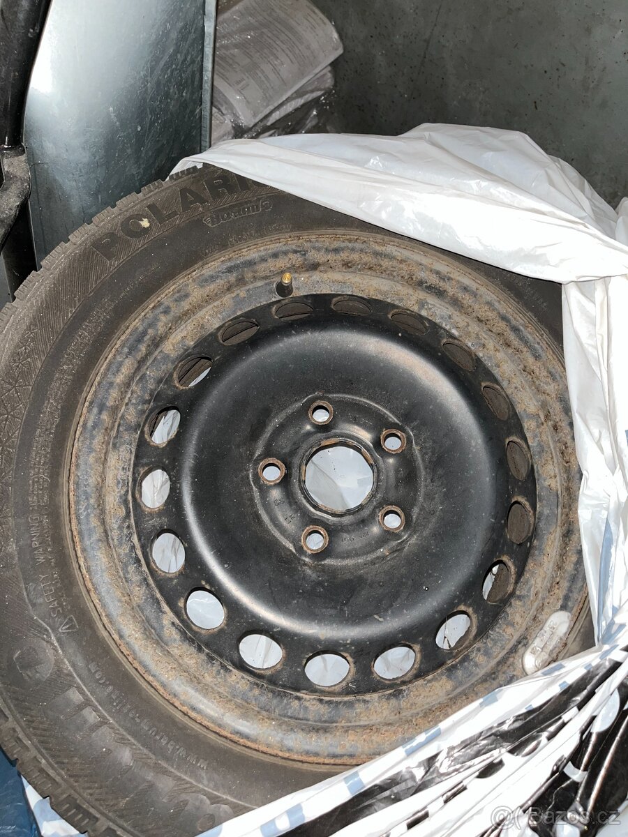 Sada plechových disků 5x112 R15