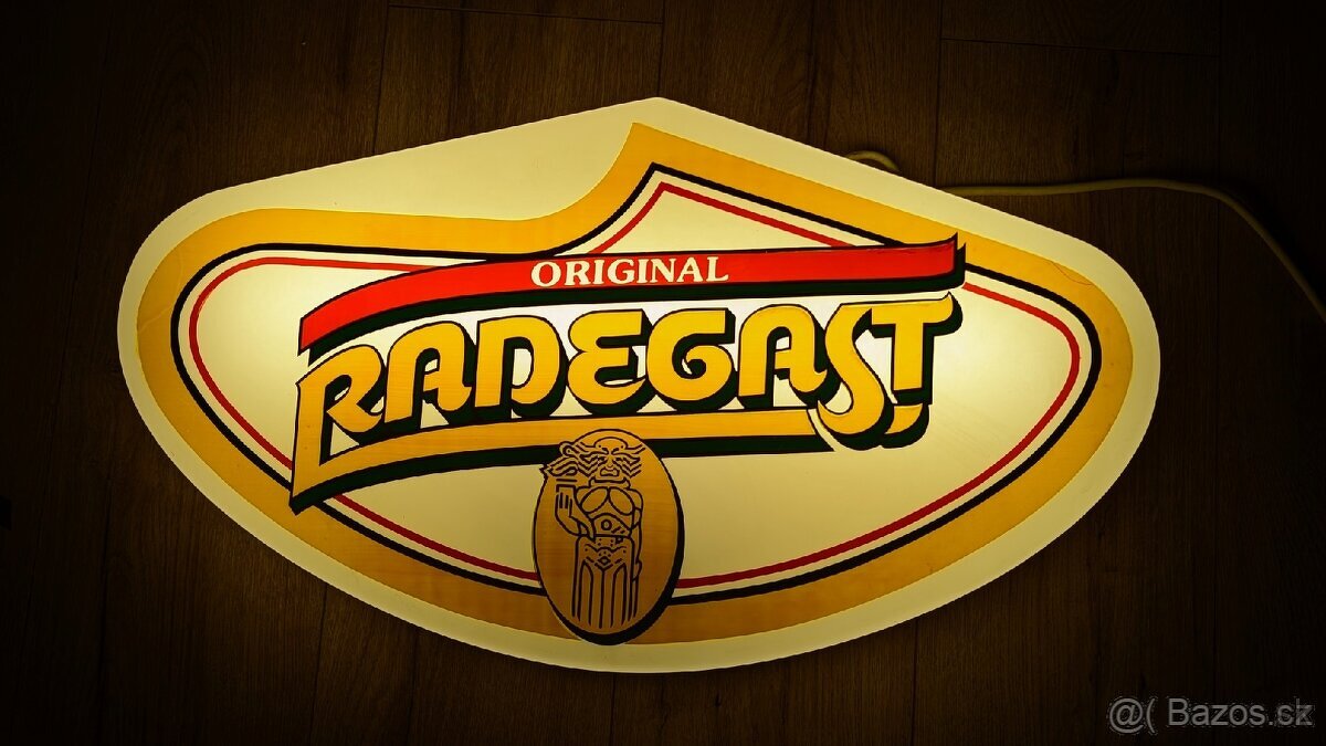 Světelná reklama Radegast – nová