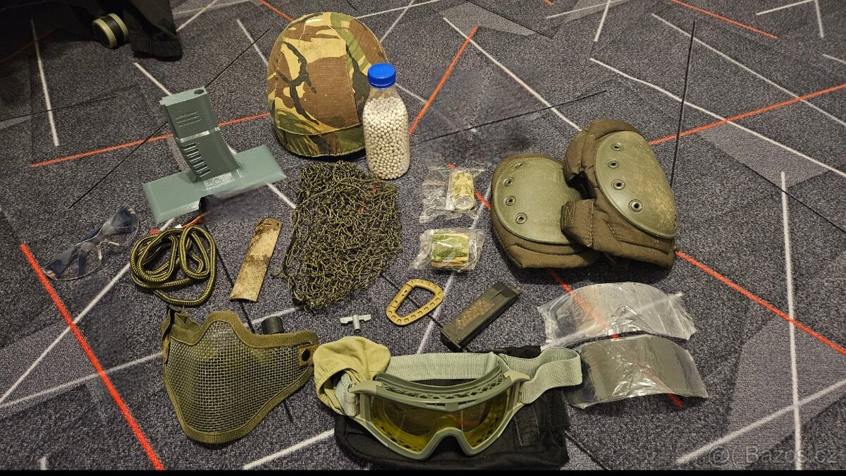Prodám vybavení na airsoft
