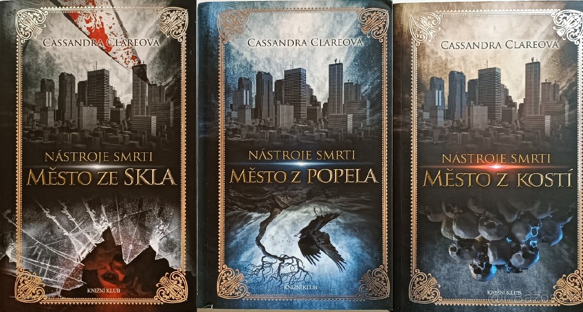 Knihy Město z kostí, Město z Popela,Město ze skla