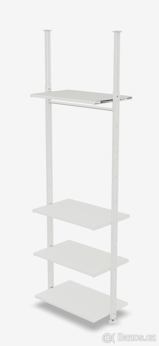IKEA ELVARLI – šatní sestava bez bočnic
