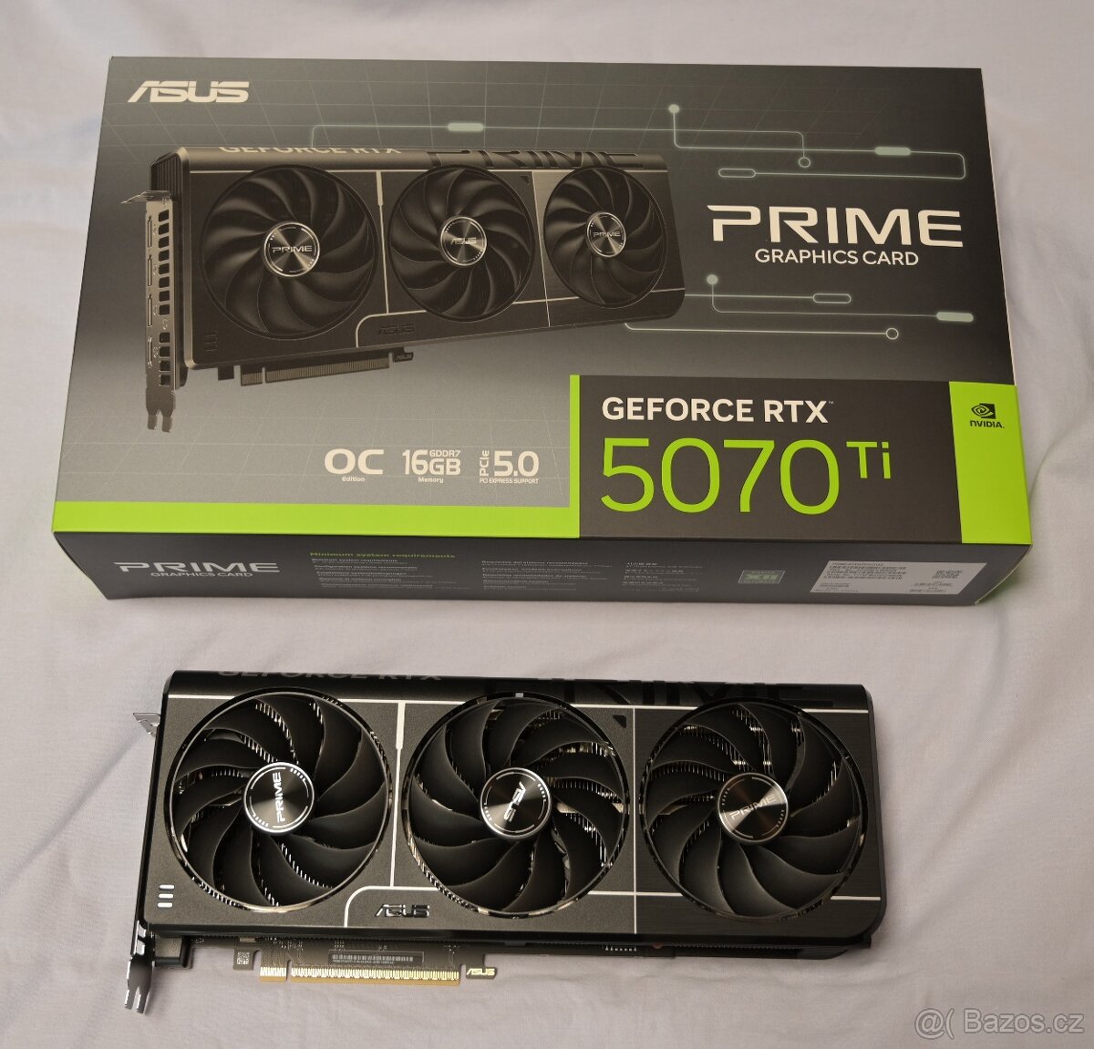 RTX 5070 Ti Asus PRIME OC, jako nová