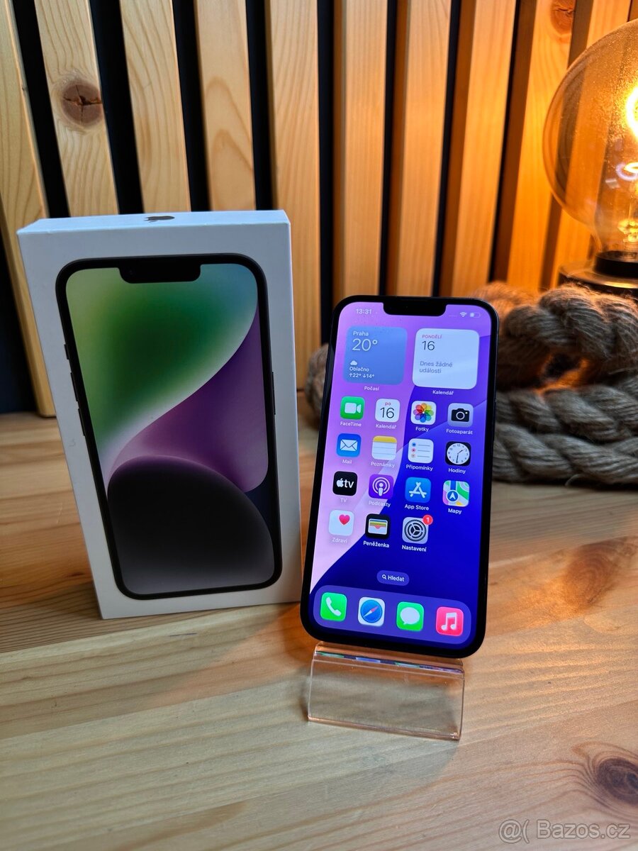 Apple Iphone 14, 128 GB, 86% baterie, Záruka 10/2025