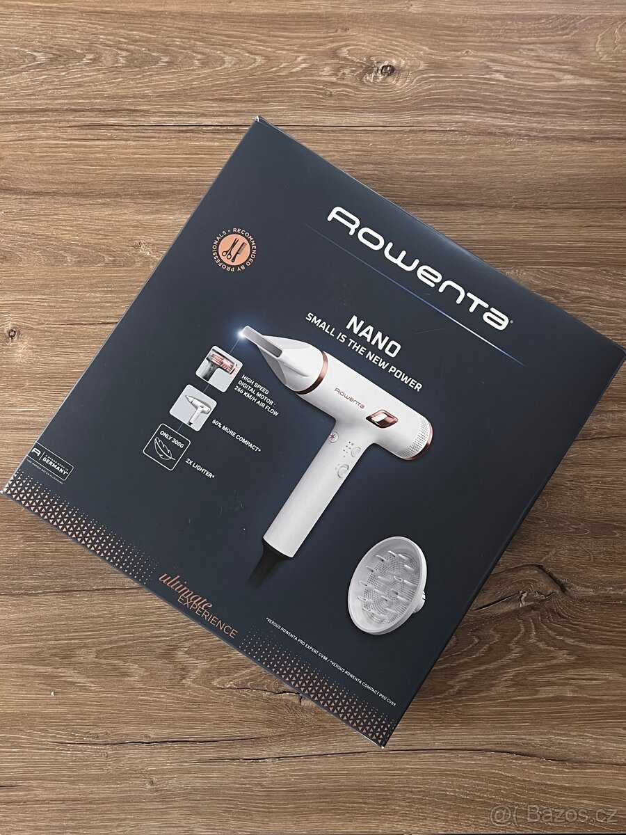 NEROZBALENO fén Rowenta Nano
