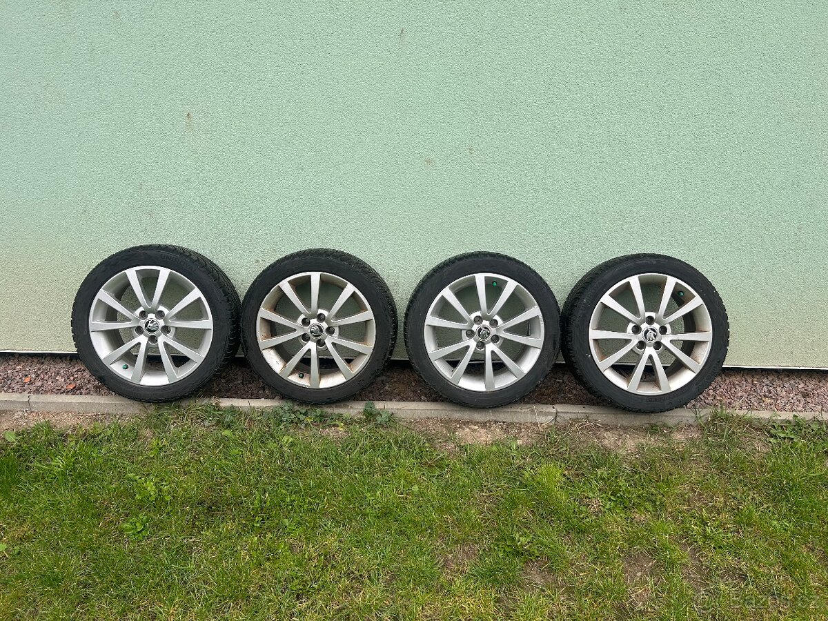 Alu kola Škoda 5x100 - 205/45 R16