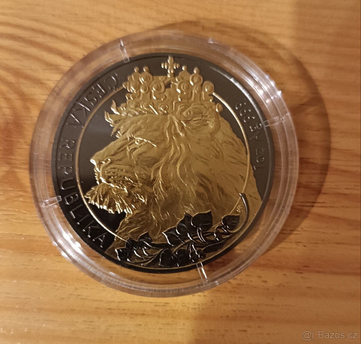 Český lev 2021 1Oz ruthenium selekt. pokov Au