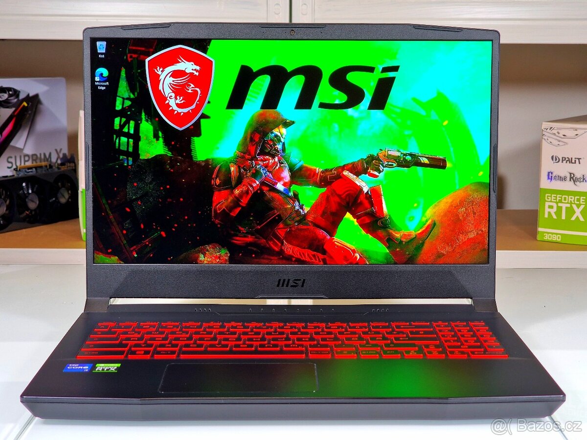 Herní notebook MSI KATANA | RTX 3070 8GB | I7-11800 | ZÁRUKA