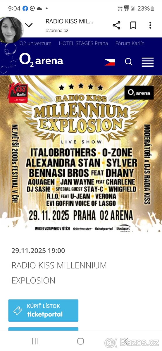 Kiss party 2025 O2 arena Praha.