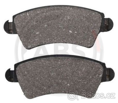 Brzdové destičky ABS 37153 - Citroen Xsara, Peugeot 206, 306