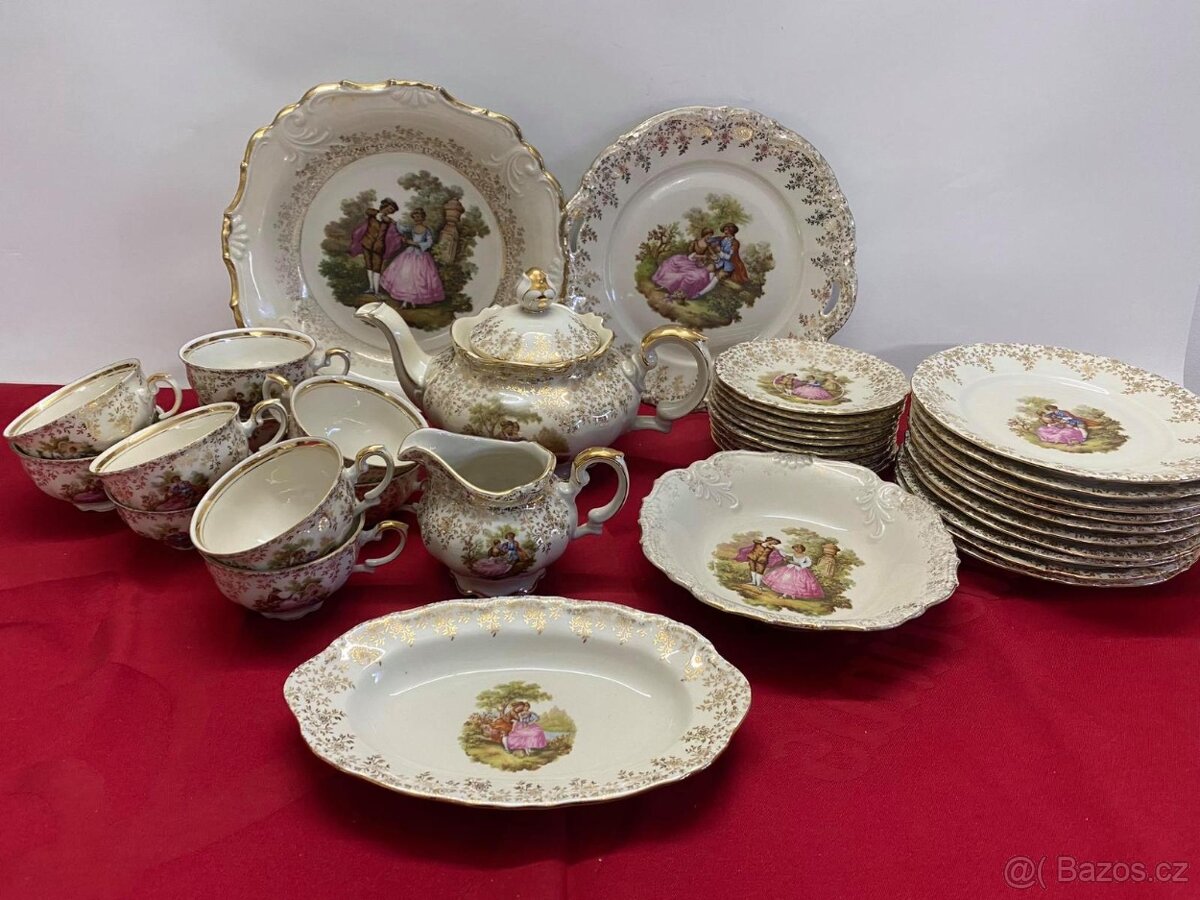 Porcelánový servis Bavaria Schwarzenhammer Germany 36ks