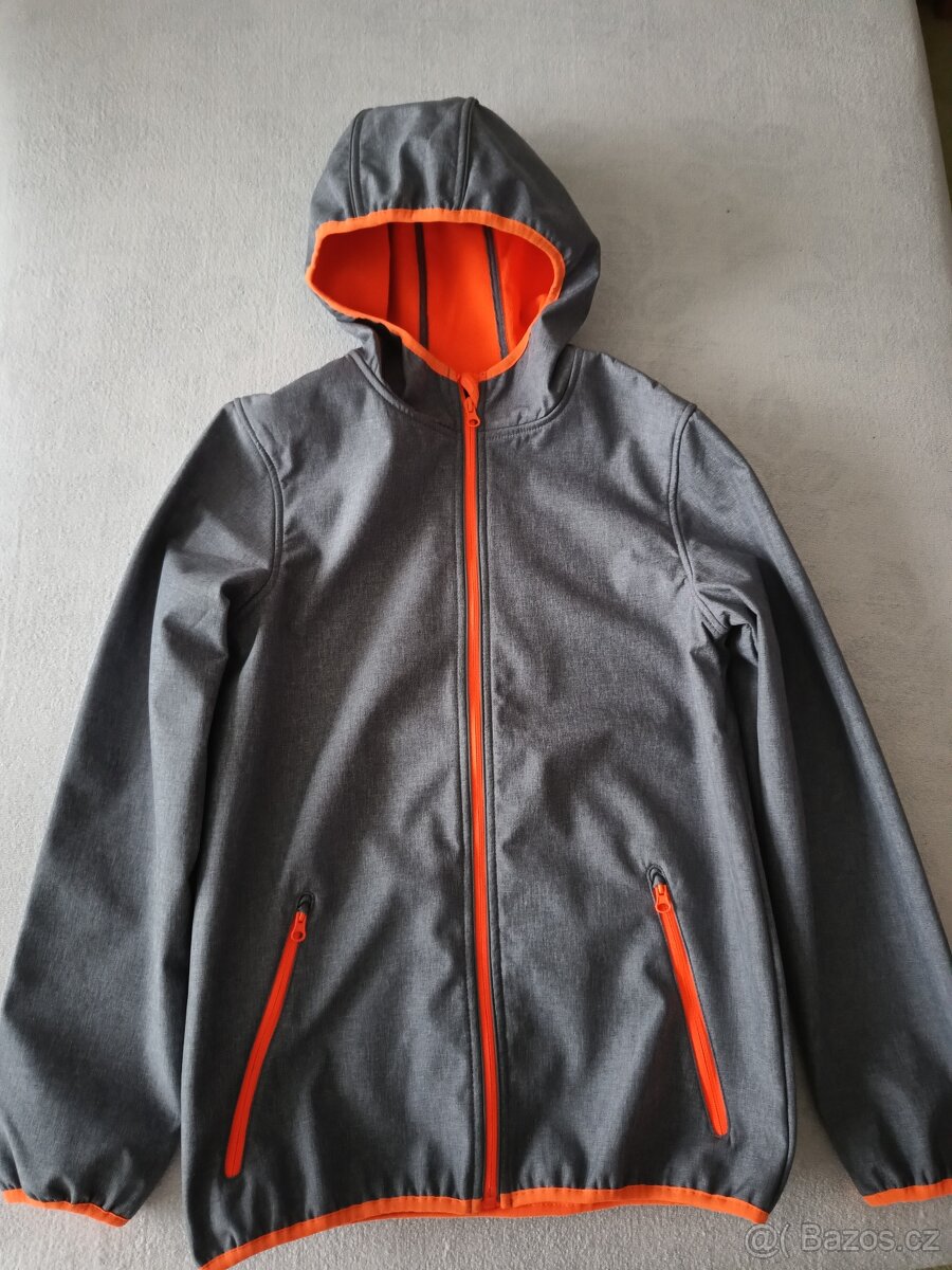 Bunda s kapuci softcheel, vel.258/164cn