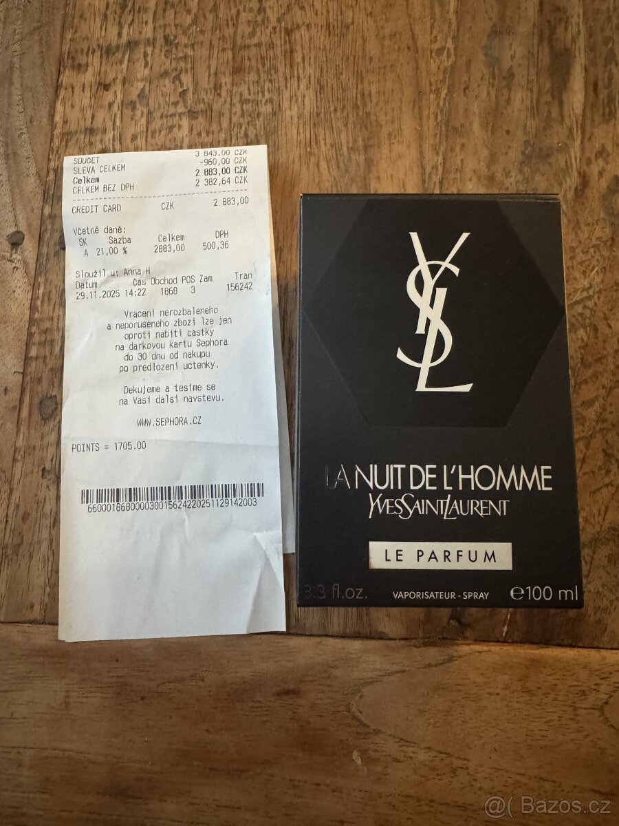 La Nuit de l'Homme - Yves Saint Lauren 100ml