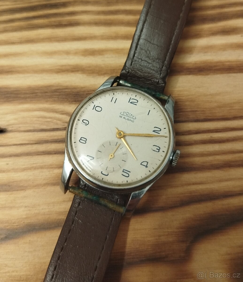 Hodinky Prim POSPARTAK K25 15 rubínů