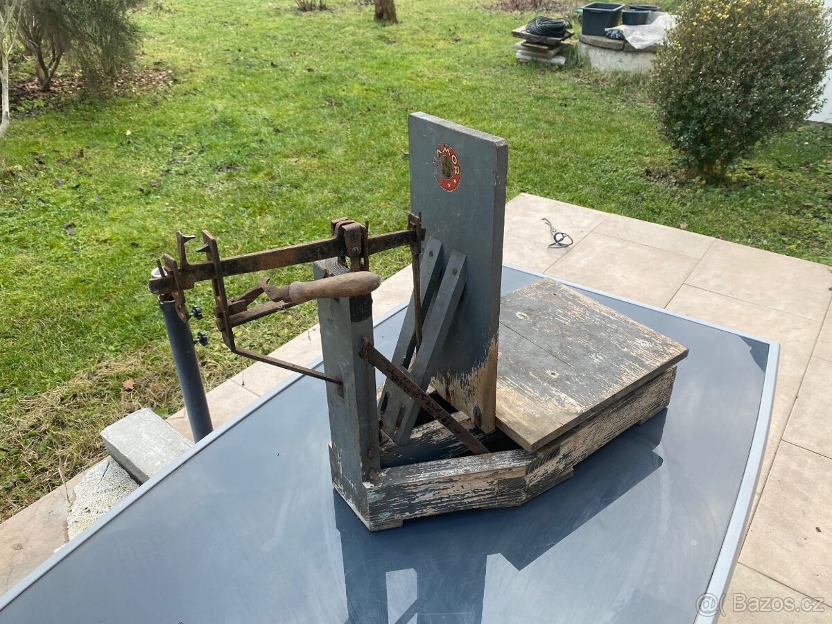 Decimálka starožitná váha-dekorace