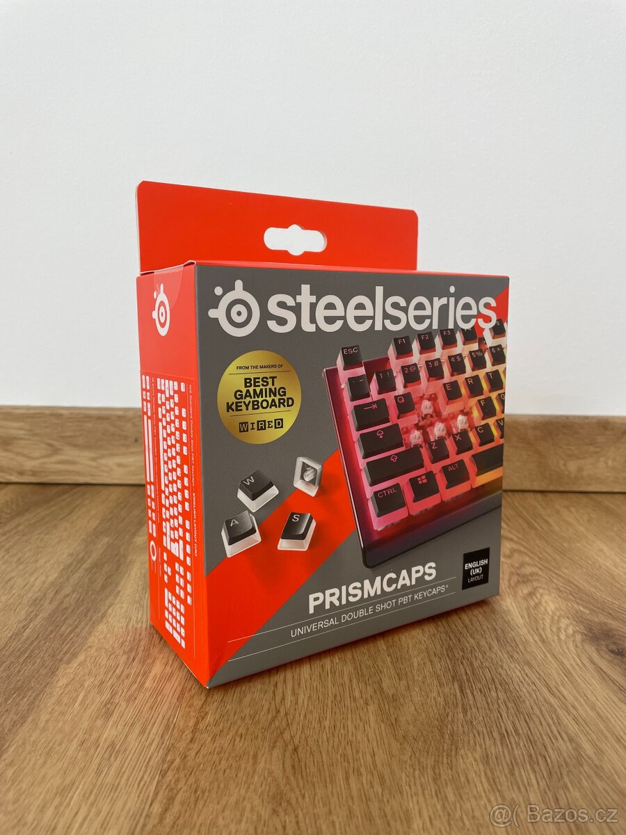 SteelSeries PrismCAPS Black UK layout