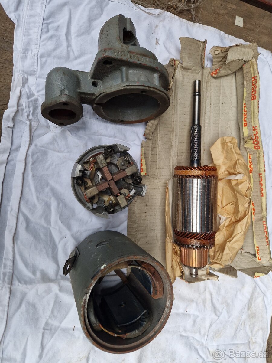 Dily starteru Zetor uř1