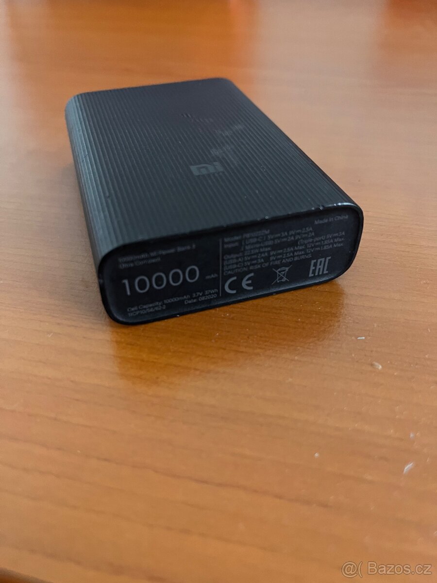 Powerbanka Xiaomi 10 000 mAh