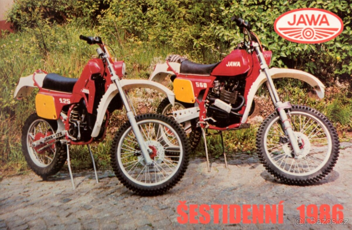 Plakát JAWA Enduro 1986
