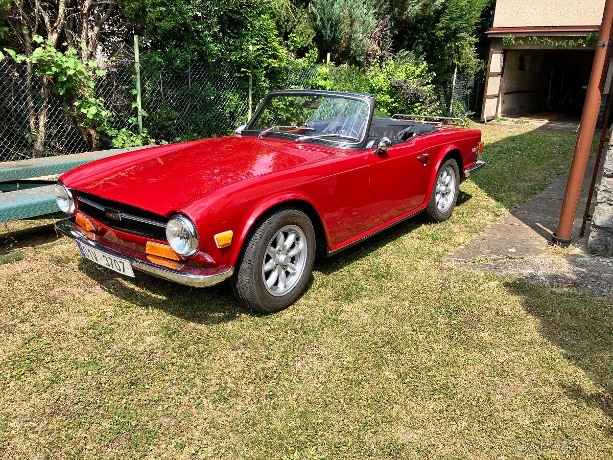Triumph TR6, 1970, overdrive.