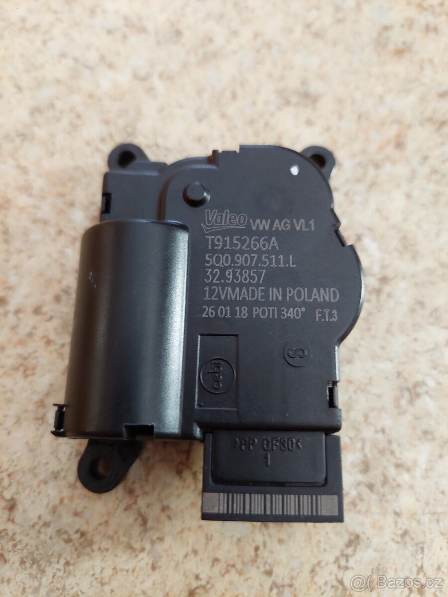 Servomotor nastavení topení Valeo 5Q0.907.511.L