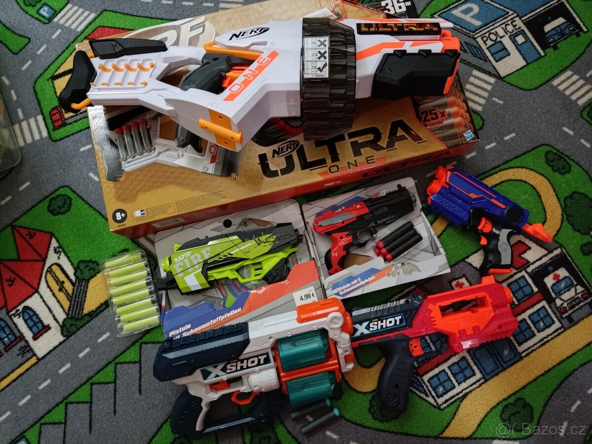 Pistole Nerf , X Shot a jiné