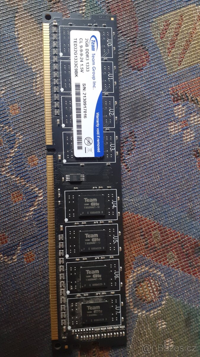 RAM do NB 2GB DDR3 1333