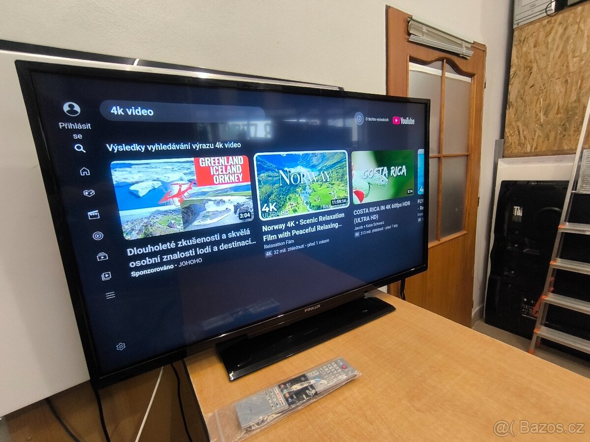 101cm SMART LED televize Finlux / Youtube / Netflix / Wifi /