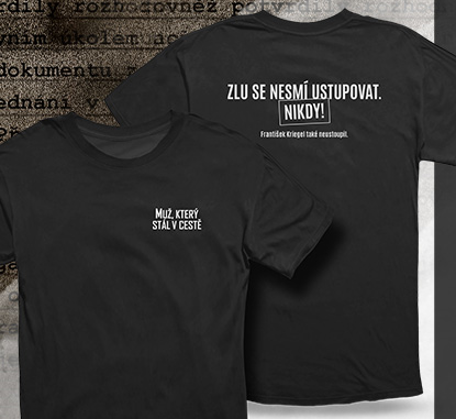 Tričko k filmu Muž, který stal v cestě limitovaná edice M