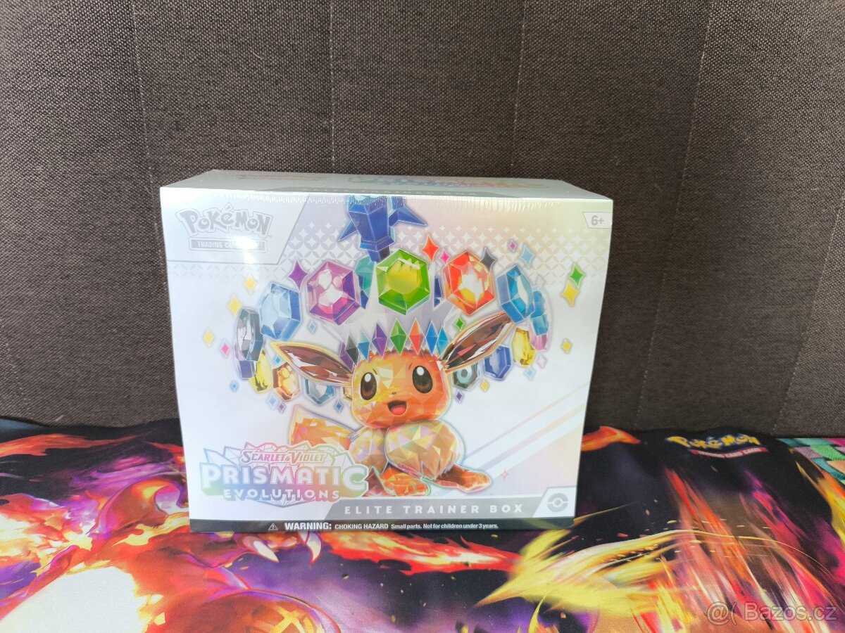 Prodám Elite Trainer box Prismatic evolutions sealed škozený
