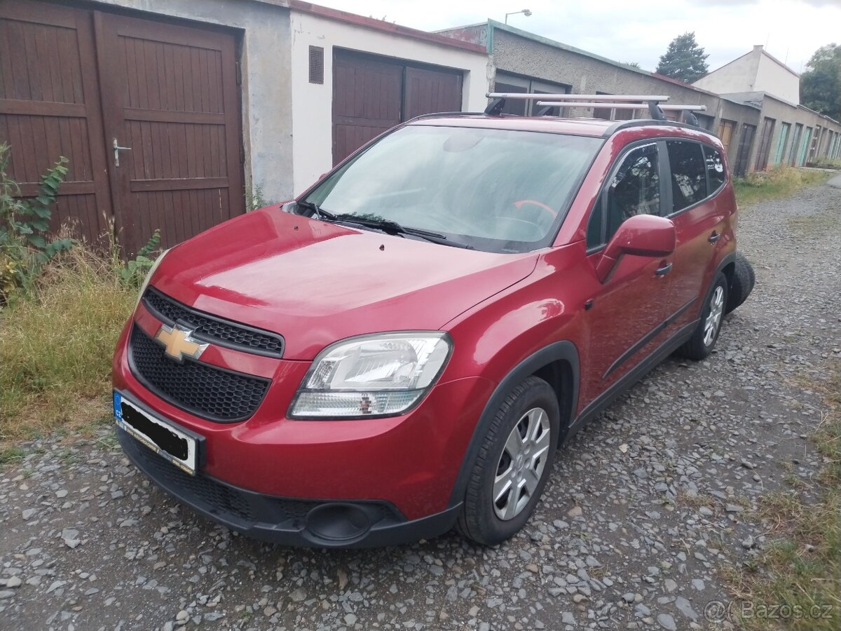 Chevrolet Orlando 1.8 benzín+LPG-7MIST,KOUP.ČR,SERVISKA