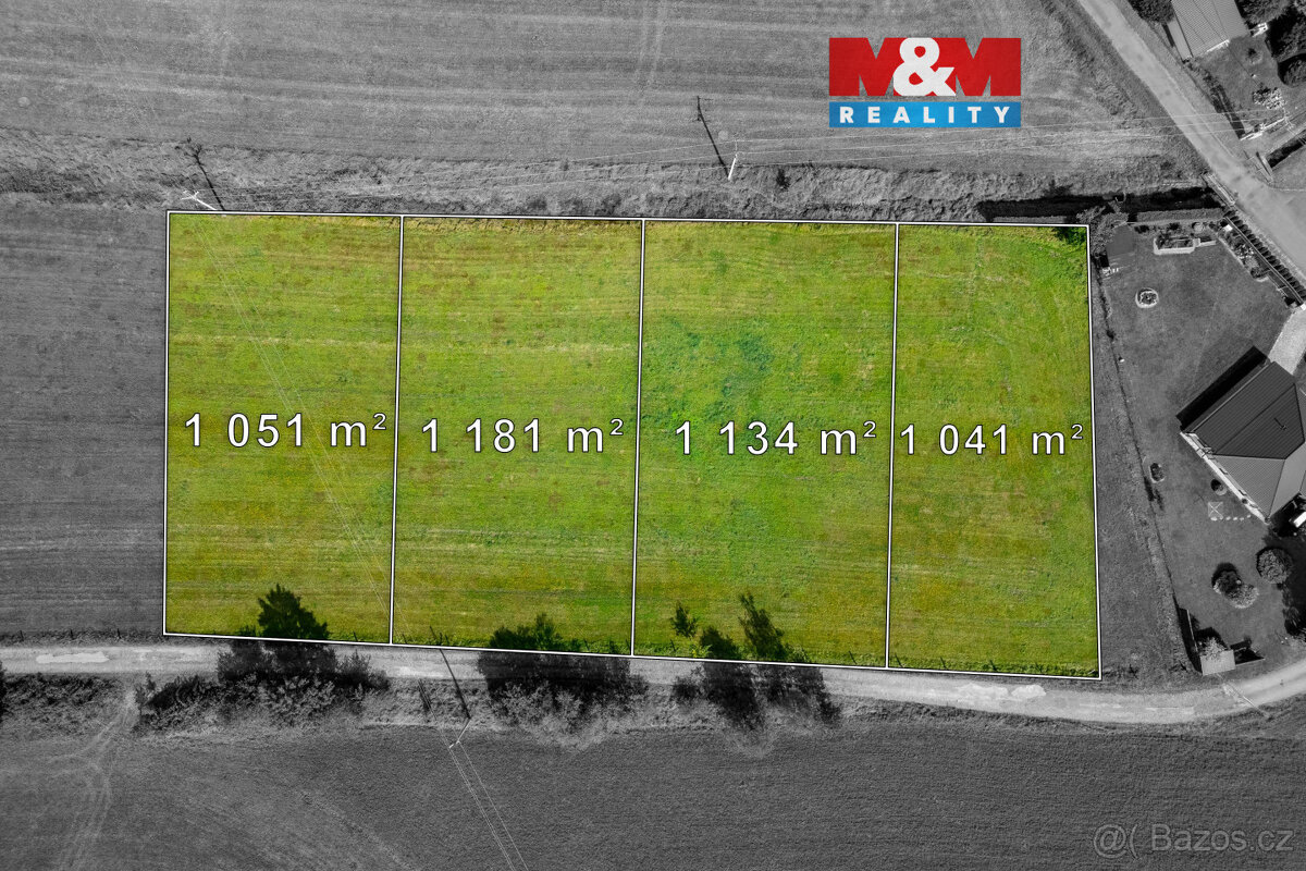 Prodej stavebního pozemku 1041 m², Velké Losiny