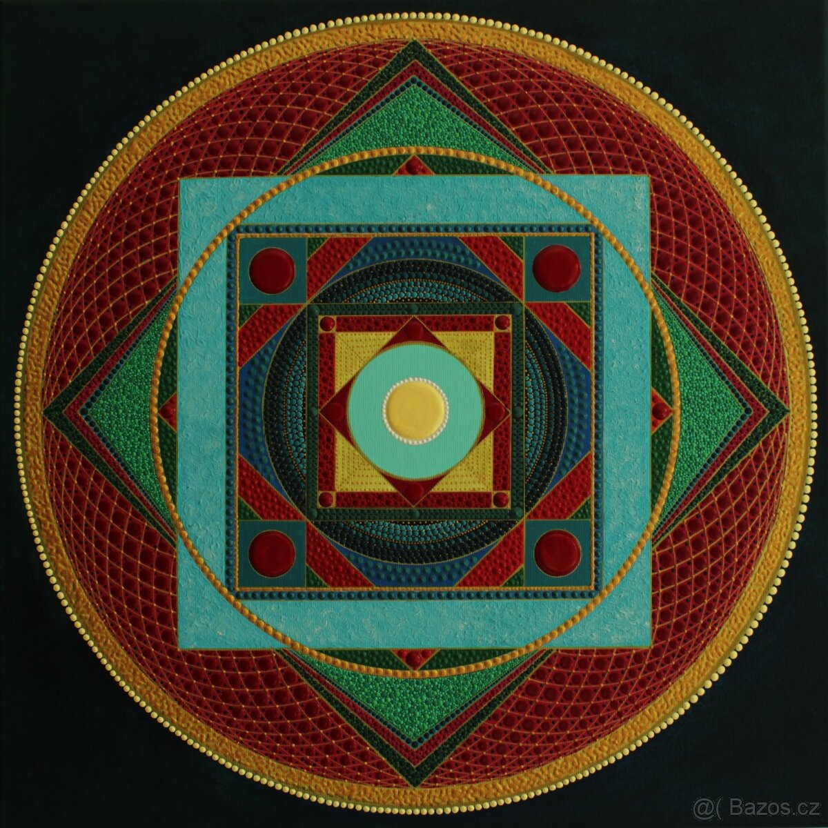 Obraz Mandala 50x50 posvátná geometrie
