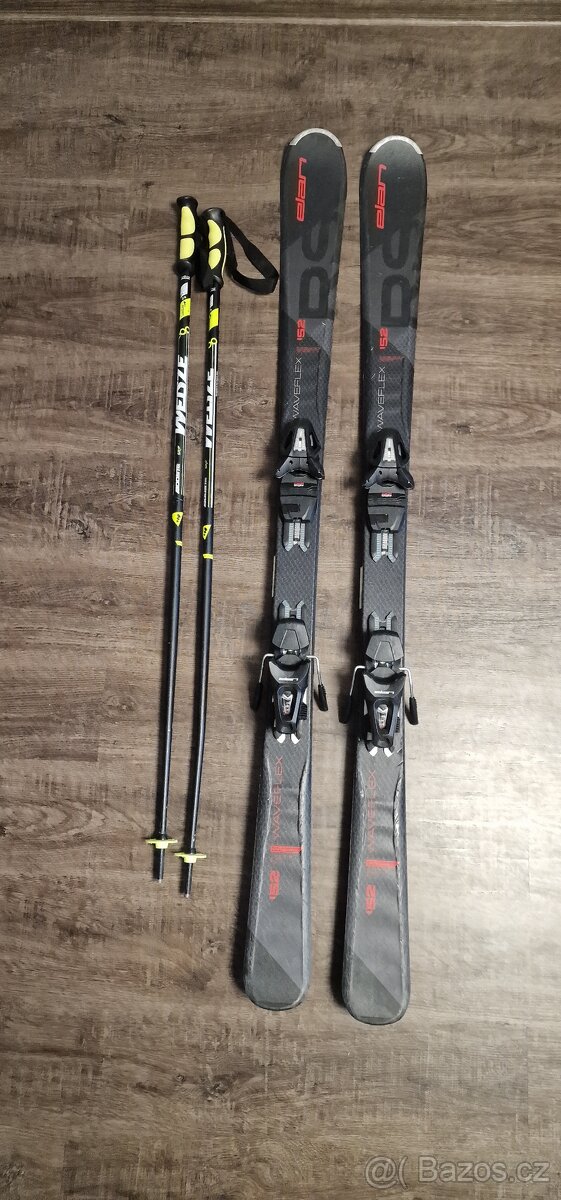 Dětské lyže Elan + lyžáky