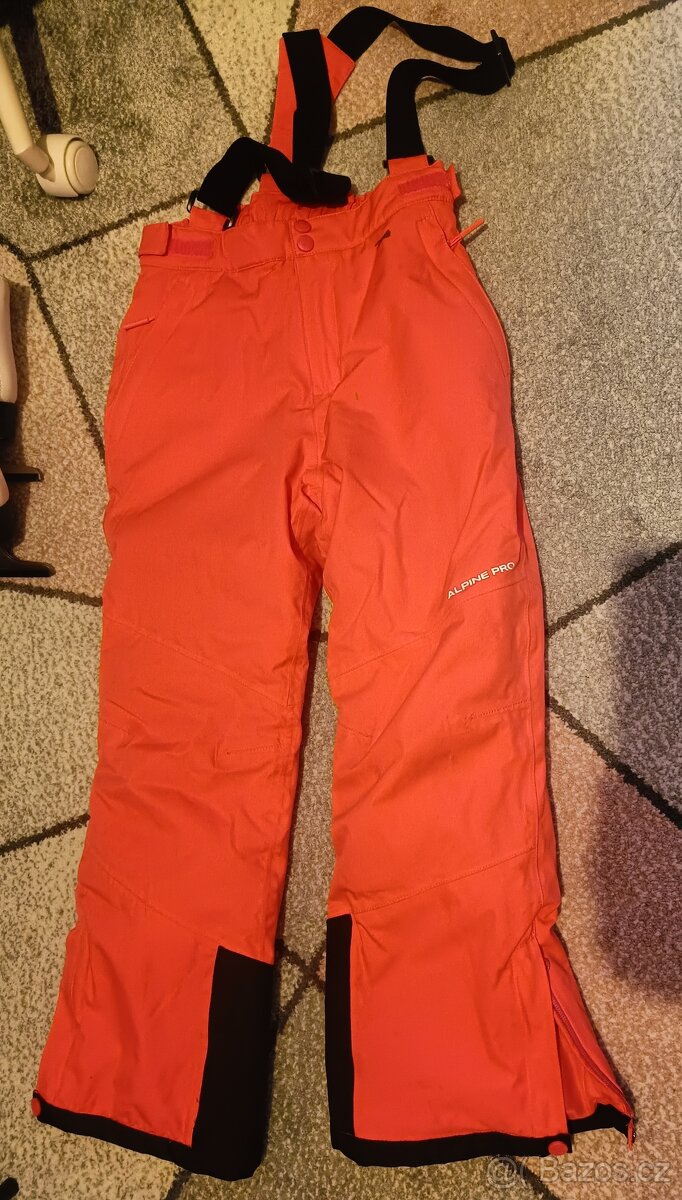 Lyžařské kalhoty Alpine Pro vel.140-146