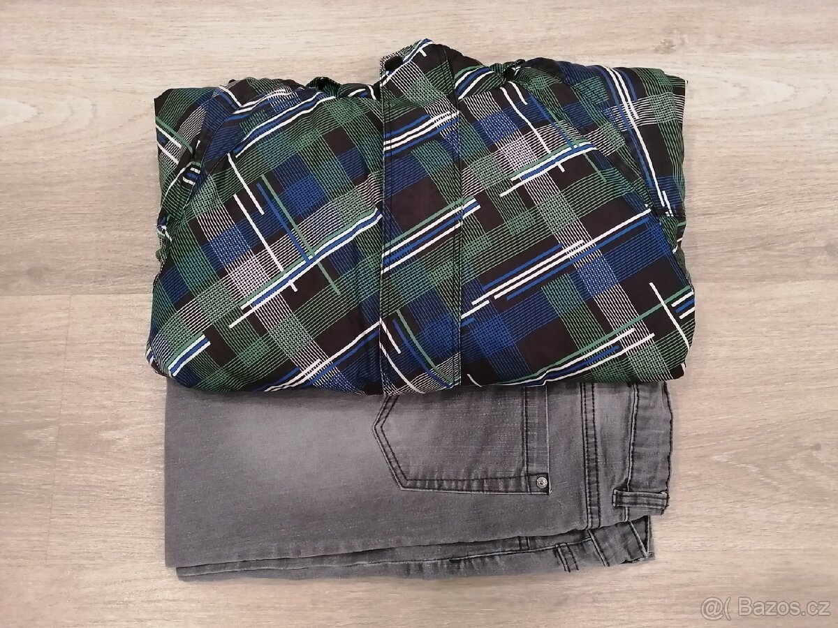 ZIMNÍ BUNDA A RIFLE