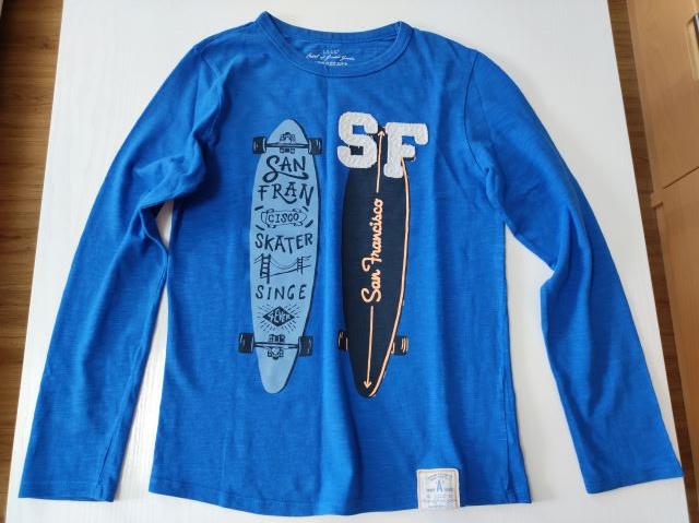 TRIČKO H&M SE SURFEM vel.146/152