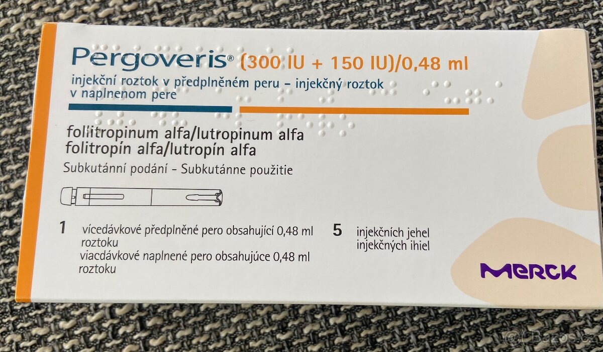Pergoveris 300UI stimulační lék na IVF