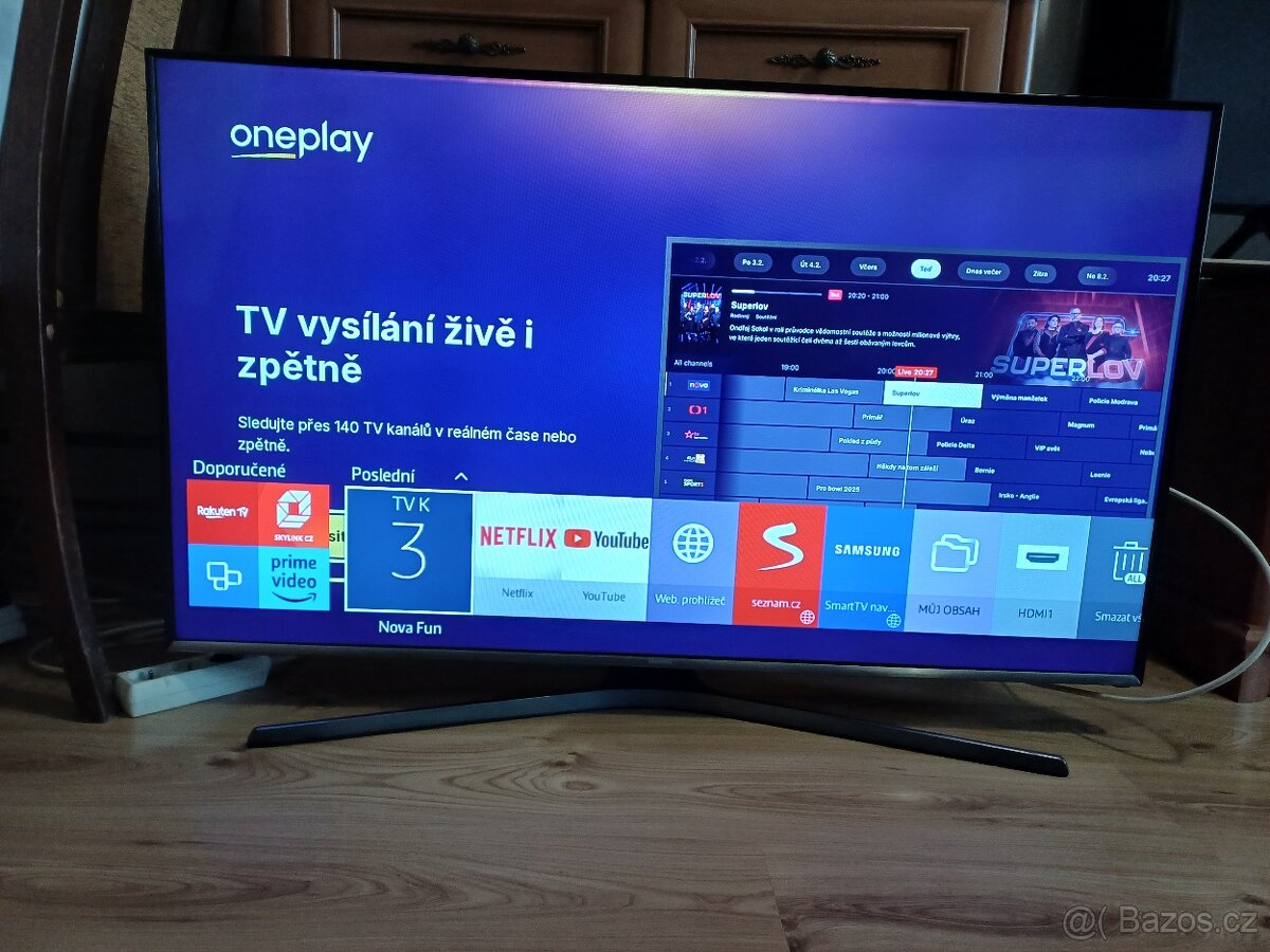 Smart TV 48" Samsung UE48J5572-úhlopříčka 121cm