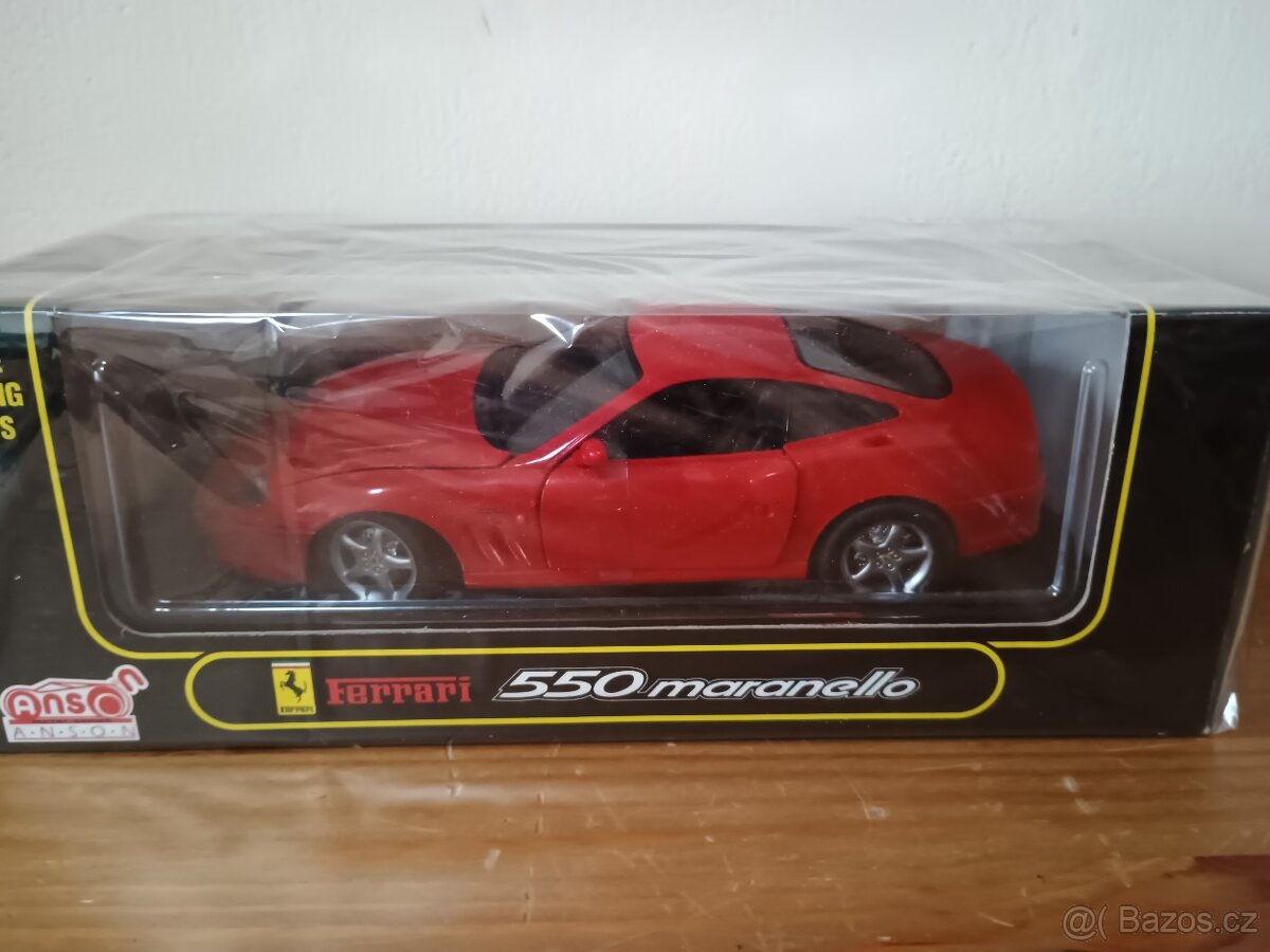 1:18 ANSON - Ferrari 550 Maranello (1996) červená
