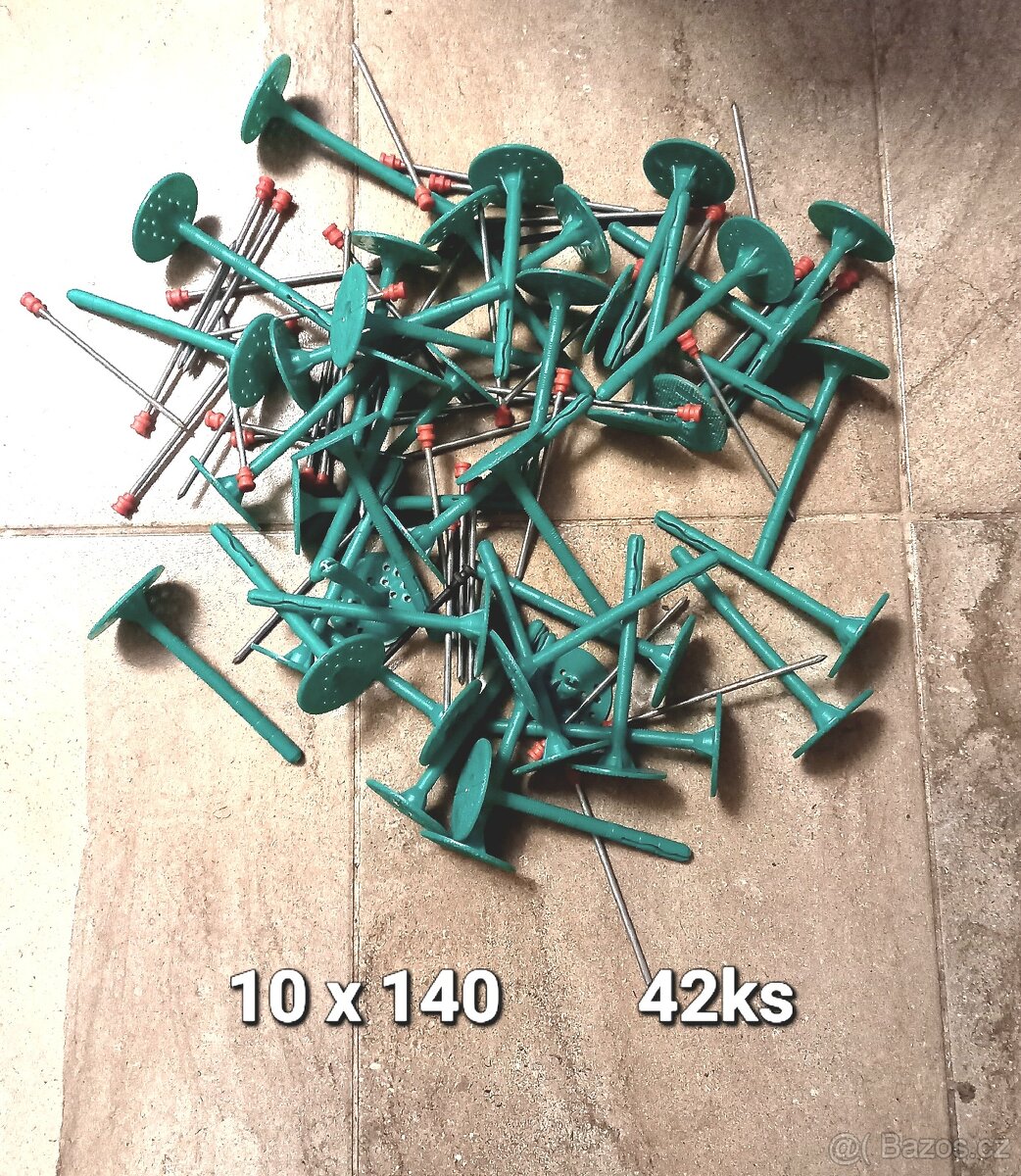 Fasádní hmoždinky , 10x140 , 42 ks
