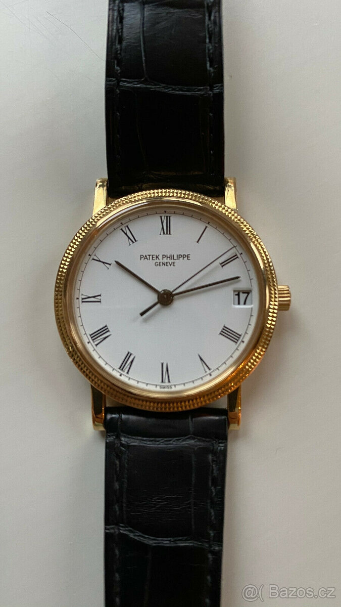 Patek Philippe 18K žluté zlato Calatrava 3802