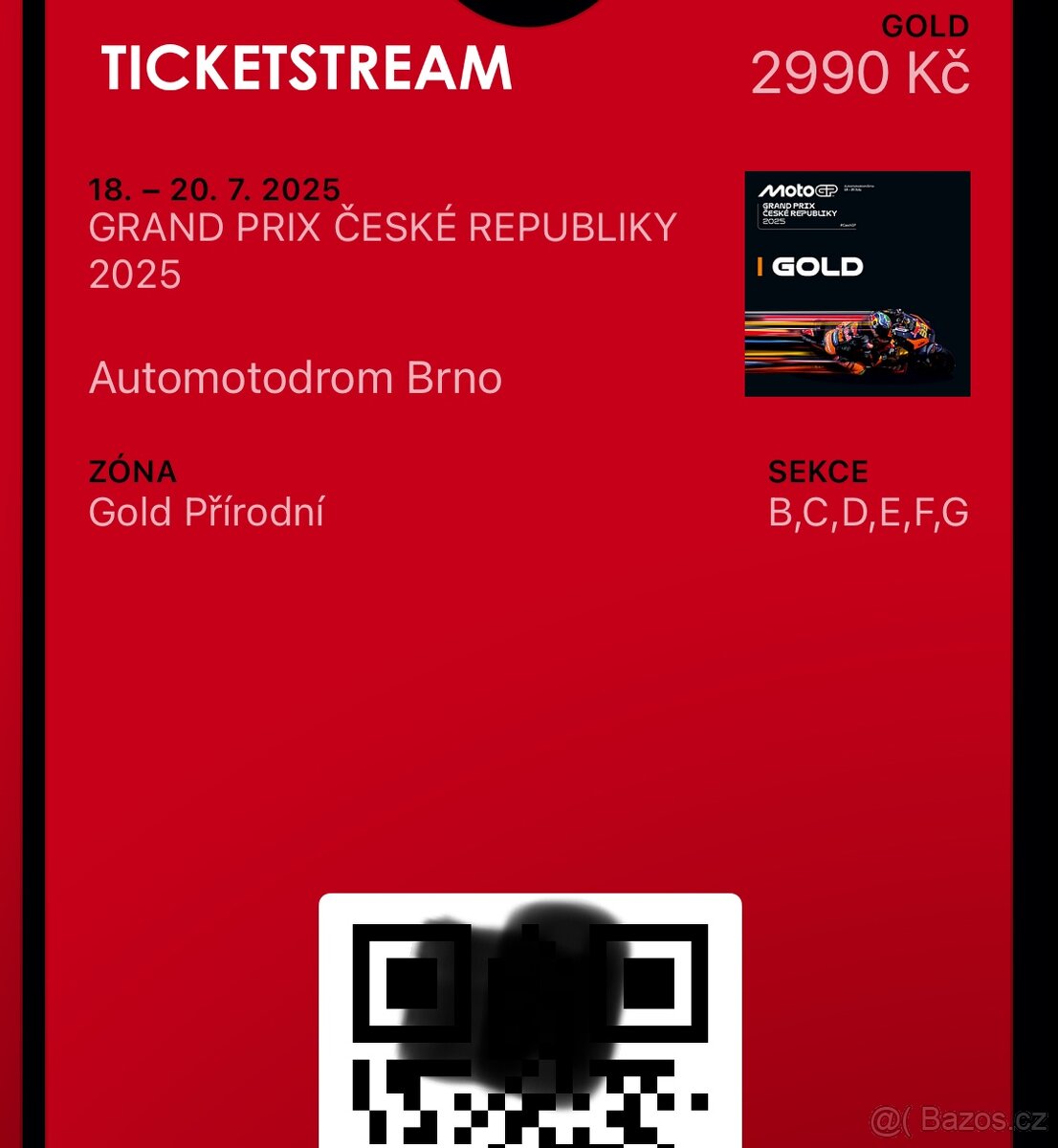 Moto GP 2025 Brno Gold