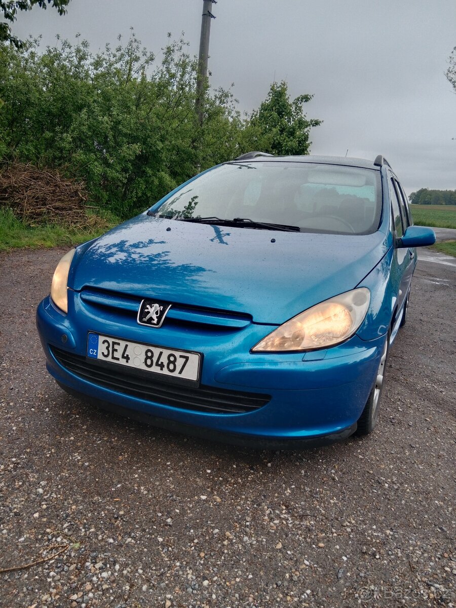 Peugeot 307 SW, 2.0 HDI kůže/nové STK