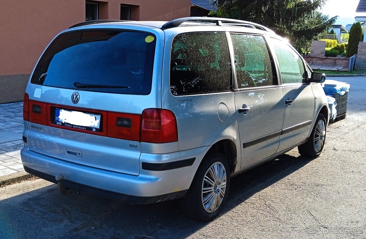 VW Sharan 2.0 benzín / LPG rv 2002