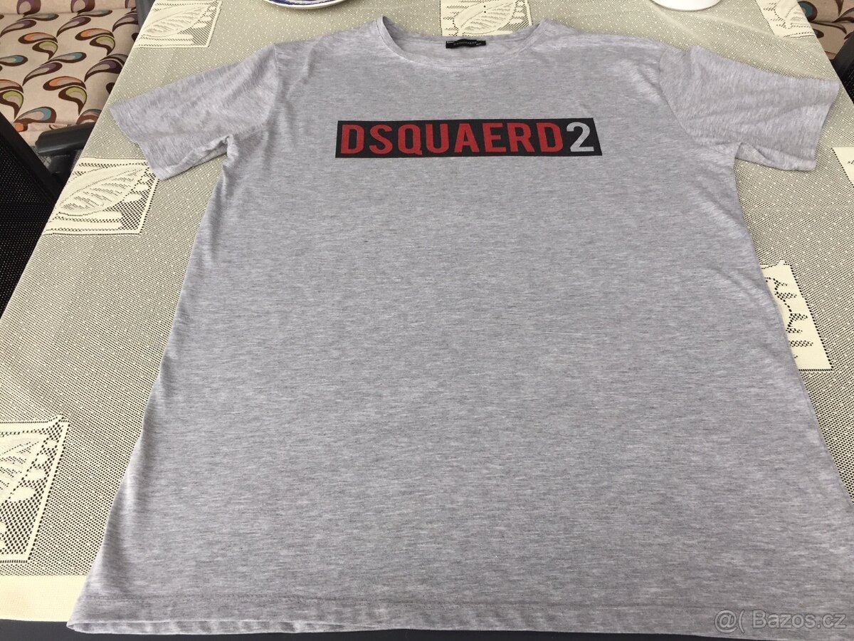 NOVÉ PÁNSKÉ TRIČKO vel. XXL zn. DSQUAERD2