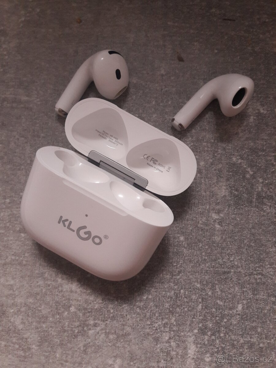 KLGO HB-48BL – Stylová bezdrátová sluchátka ve stylu AirPods
