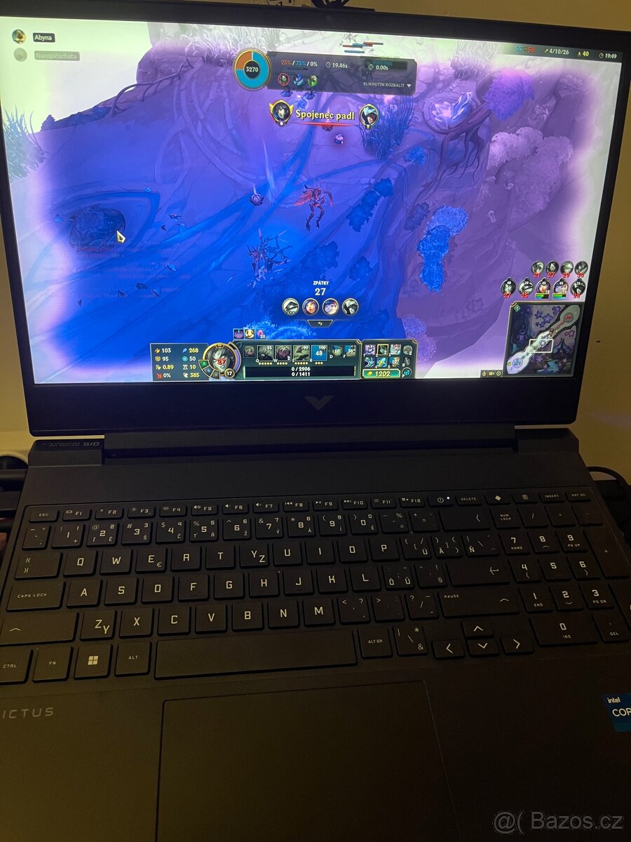 Herní notebook hp victus
