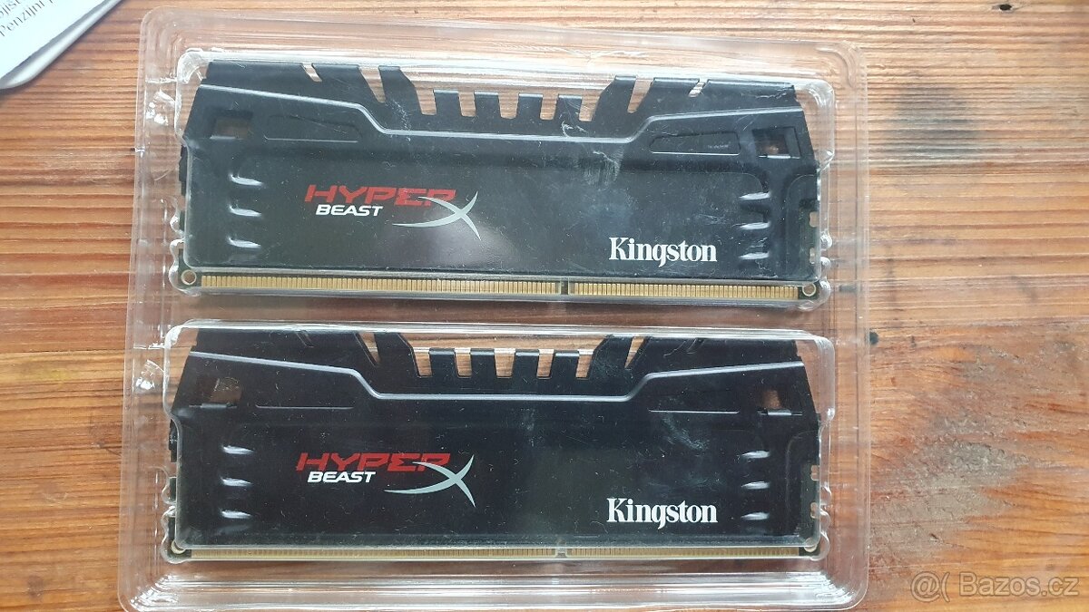 DDR3 RAM 8gb KIT Kingston hyper beast