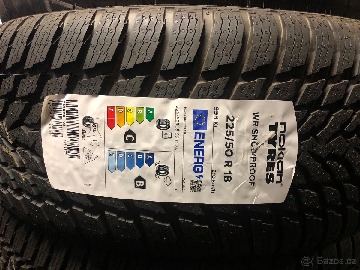 2ks nové Nokian Snowproof 225/50R18
