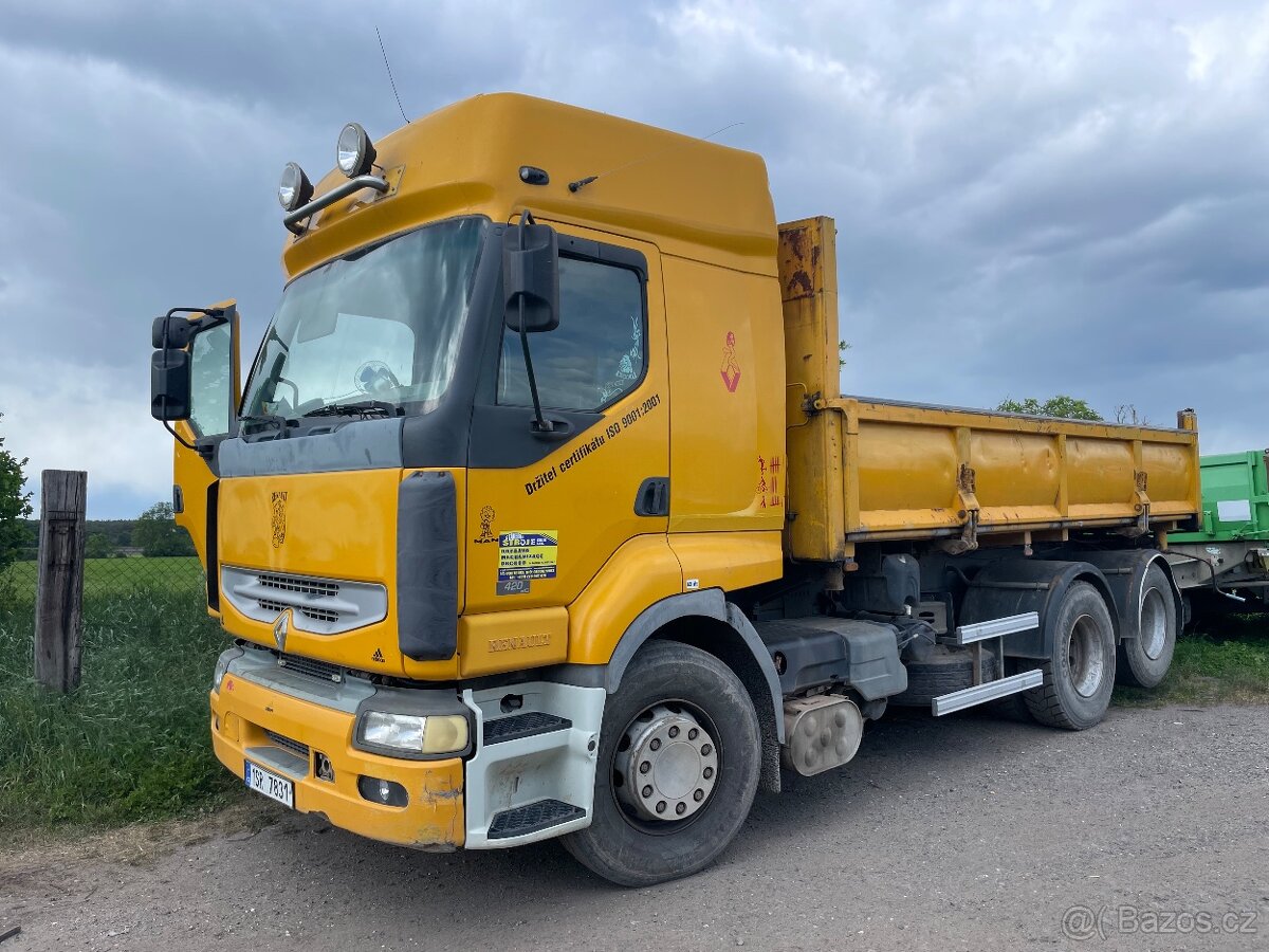 Renault Premium ,přívěs Panav sklápěcí souprava